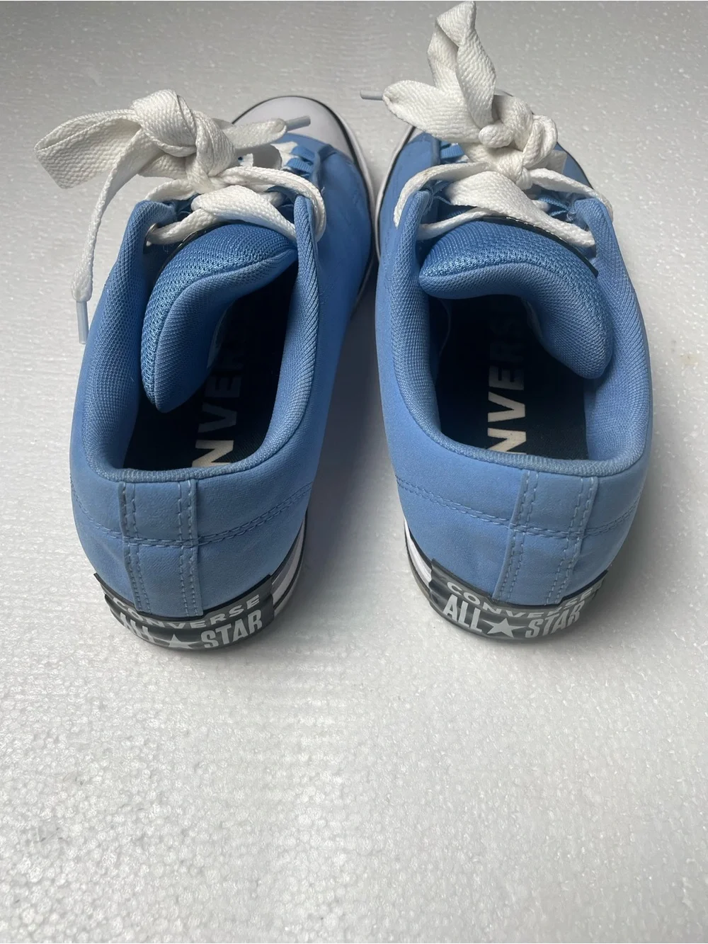Converse Blue and White Low Top Sneakers - Picture 3 of 6